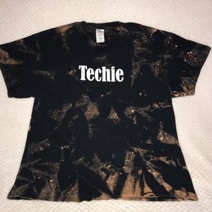 Bleach dyed T-shirt